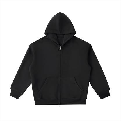 NOVAMOTO ZIP UP HOODIE (BLACK)