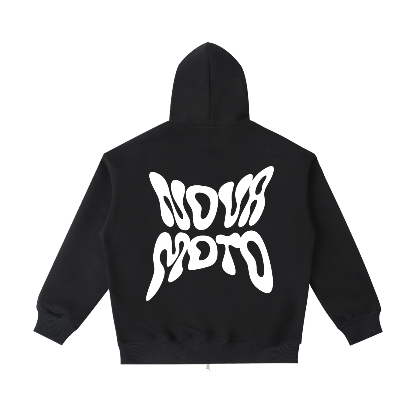 NOVAMOTO ZIP UP HOODIE (BLACK)