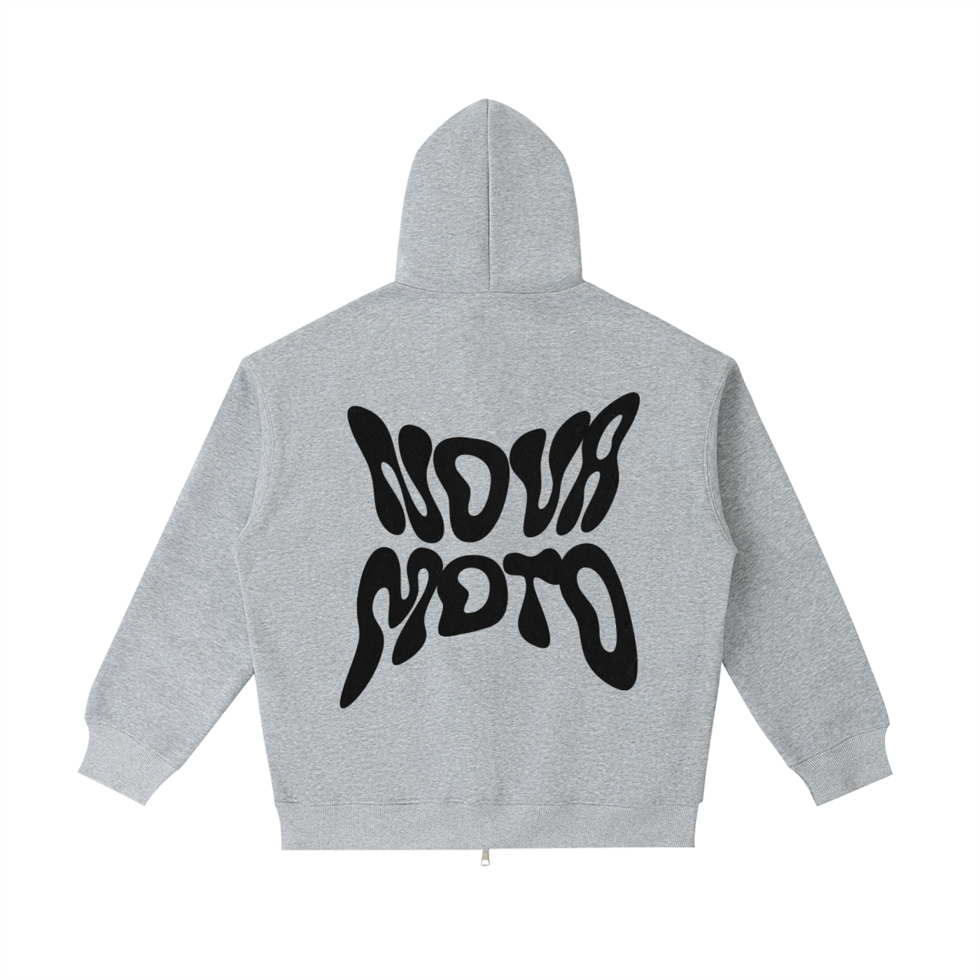 NOVAMOTO ZIP UP HOODIE (WHITE OR GRAY)